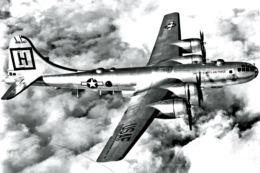 ●執行馬特霍恩計劃的B-29「超級空中堡壘」重型戰略轟炸機。作者供圖