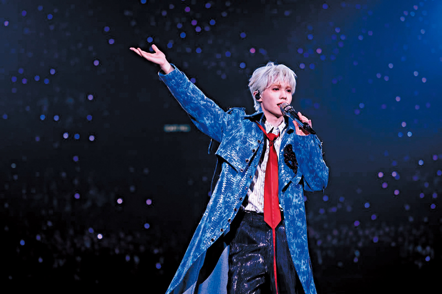 ●李昊完成兩場紅館演出圓夢。香港文匯報記者孫嘉蔚 攝