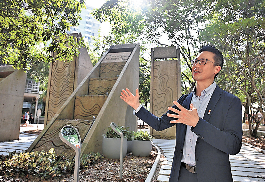 ●謝卓敏表示，地方優化後「更好坐、更好走」，街坊的回應也十分正面。