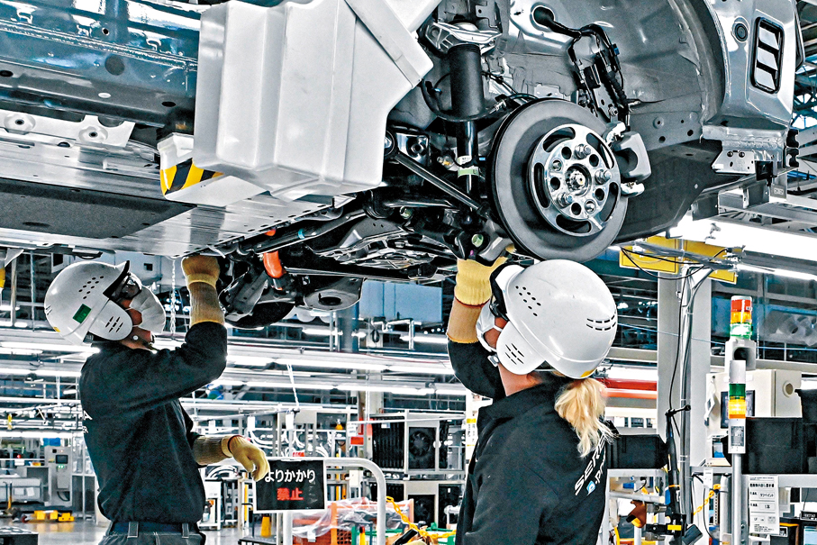 ●日本車廠漸漸將工廠遷往海外。 資料圖片