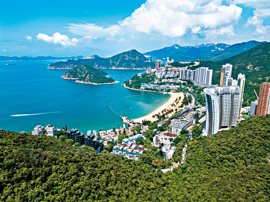 ●圖為香港淺水灣豪宅區。 資料圖片