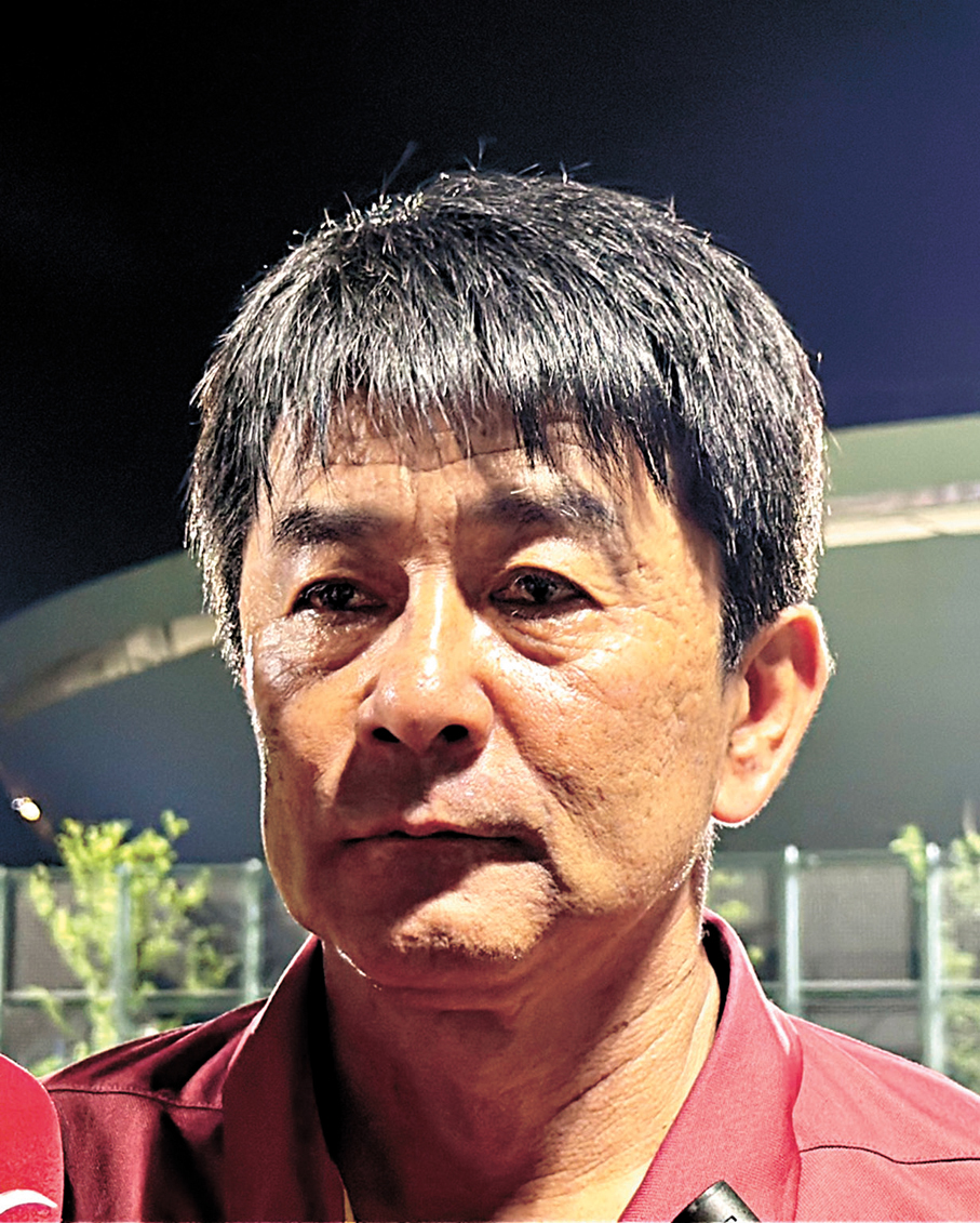 ●U17國足主教練浮嵨敏。香港文匯報記者夏微 攝