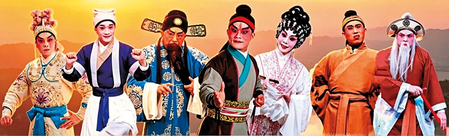 ●《周處》主要演員（左起）吳國華、符樹旺、廖國森、黎耀威、陳紀婷、一點鴻、梁小飛。