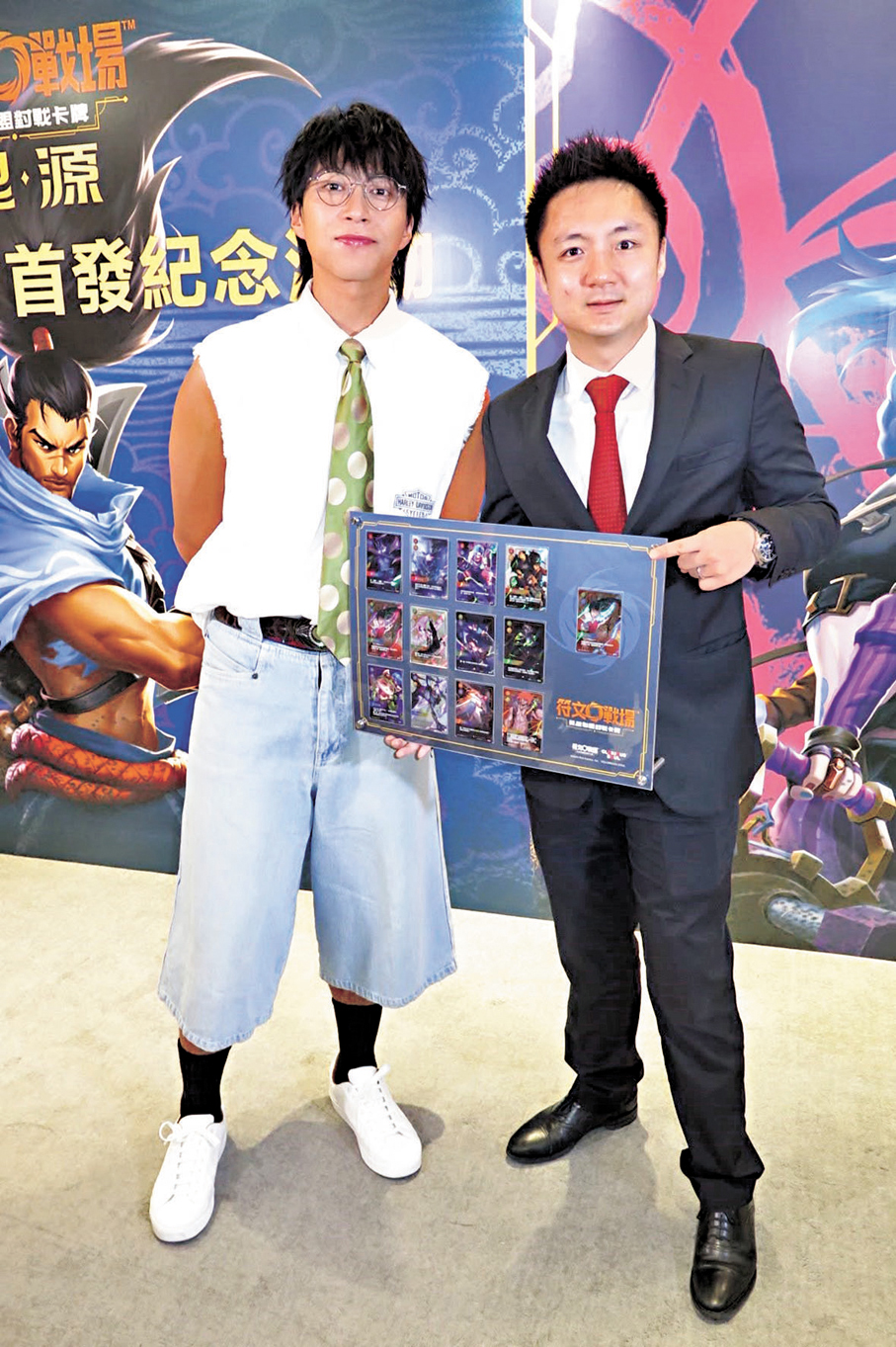 ●鍾培生（右）與吳業坤出席活動。香港文匯報記者阿祖 攝