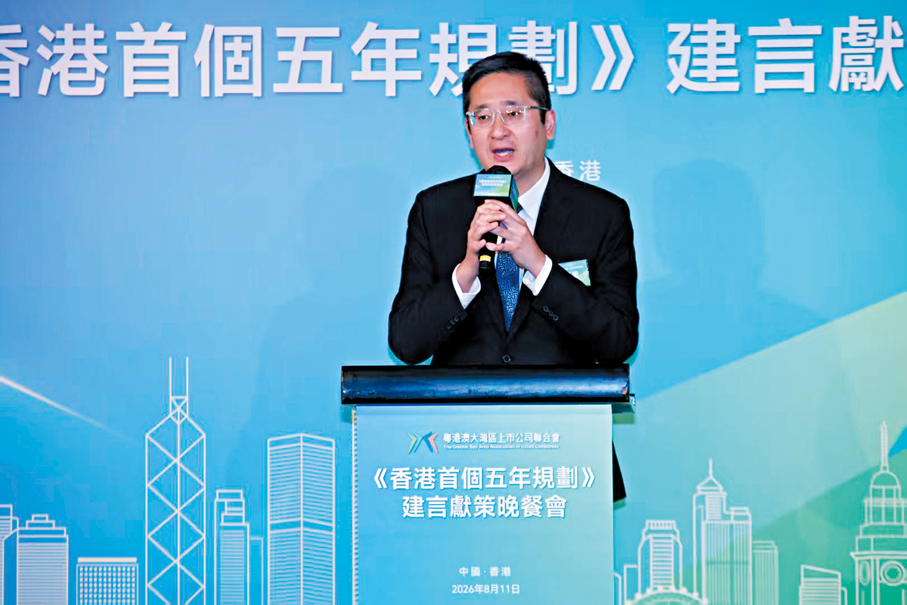 ●商經局副局長陳百里    香港文匯報記者北山彥  攝