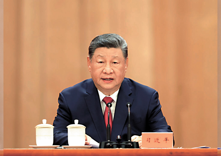 ●中共中央總書記、國家主席、中央軍委主席習近平出席大會並發表重要講話。 新華社