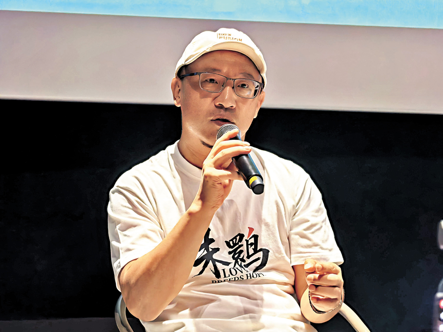 ●《朱䴉》導演孫寧分享創作心路歷程。  記者郭若溪 攝