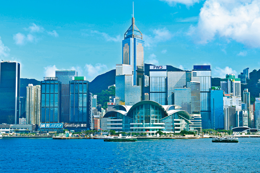 ●香港助出海內企對接國際規則與專業服務標準。圖為香港灣仔。資料圖片