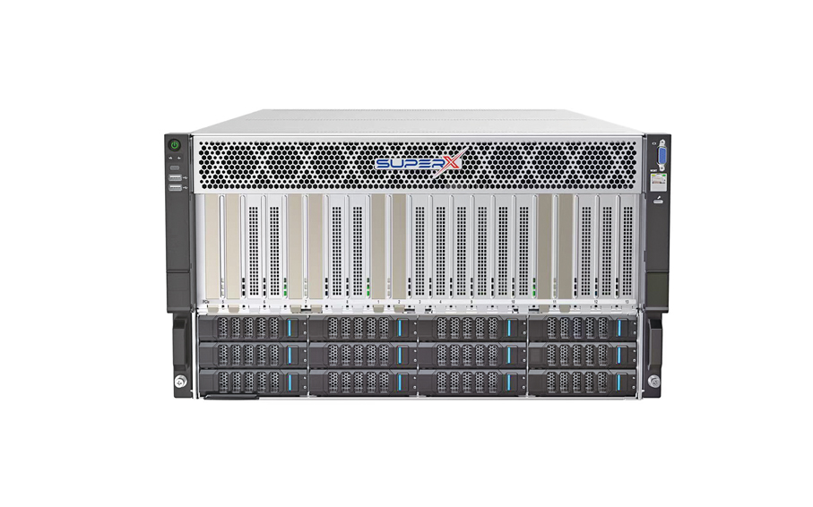●SuperX搭載NVIDIA RTX PRO 6000 Blackwell Server Edition GPU的AI服務器解決方案