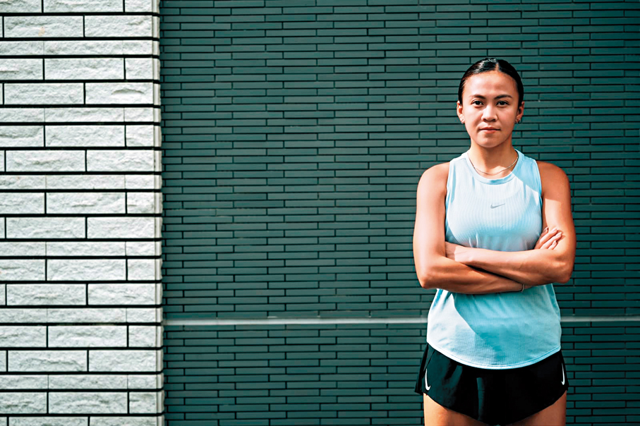 ●黃卓寧奮鬥三年成功圓亞運夢。Nike供圖