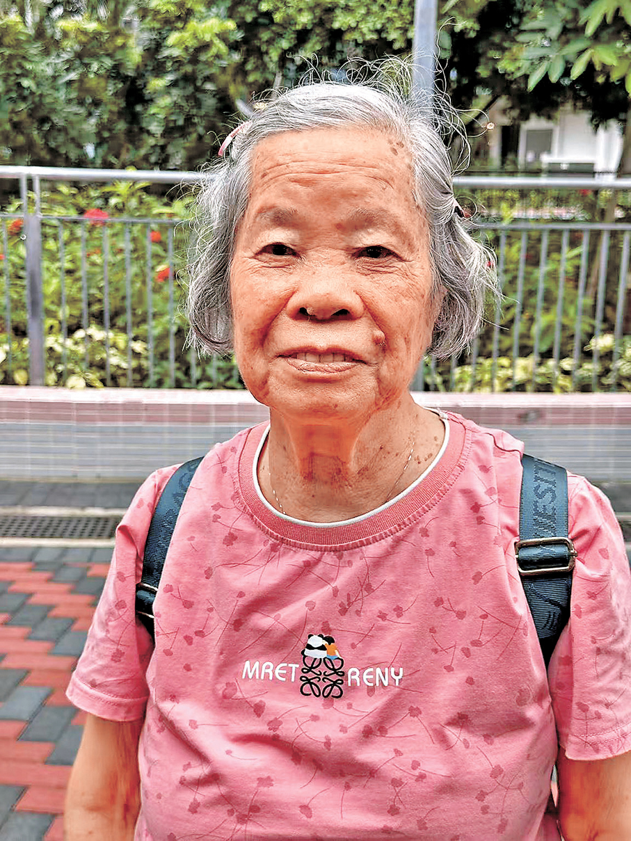 ●街坊李婆婆。香港文匯報記者李千尋  攝