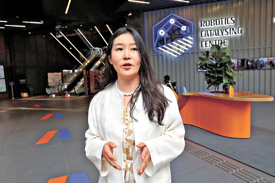 ●梅花勵德投資執行事務合夥人傅娟。香港文匯報記者萬霜靈 攝