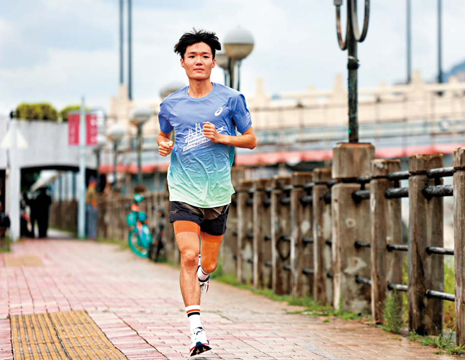 ●港隊半馬代表黃冠衡期望在主場首戰力爭突破。