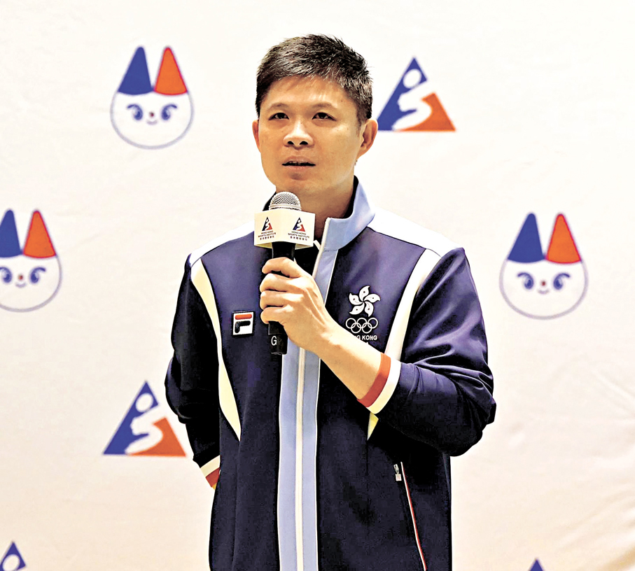 ●港隊總教練黃綜翰對新混雙組合寄予厚望。