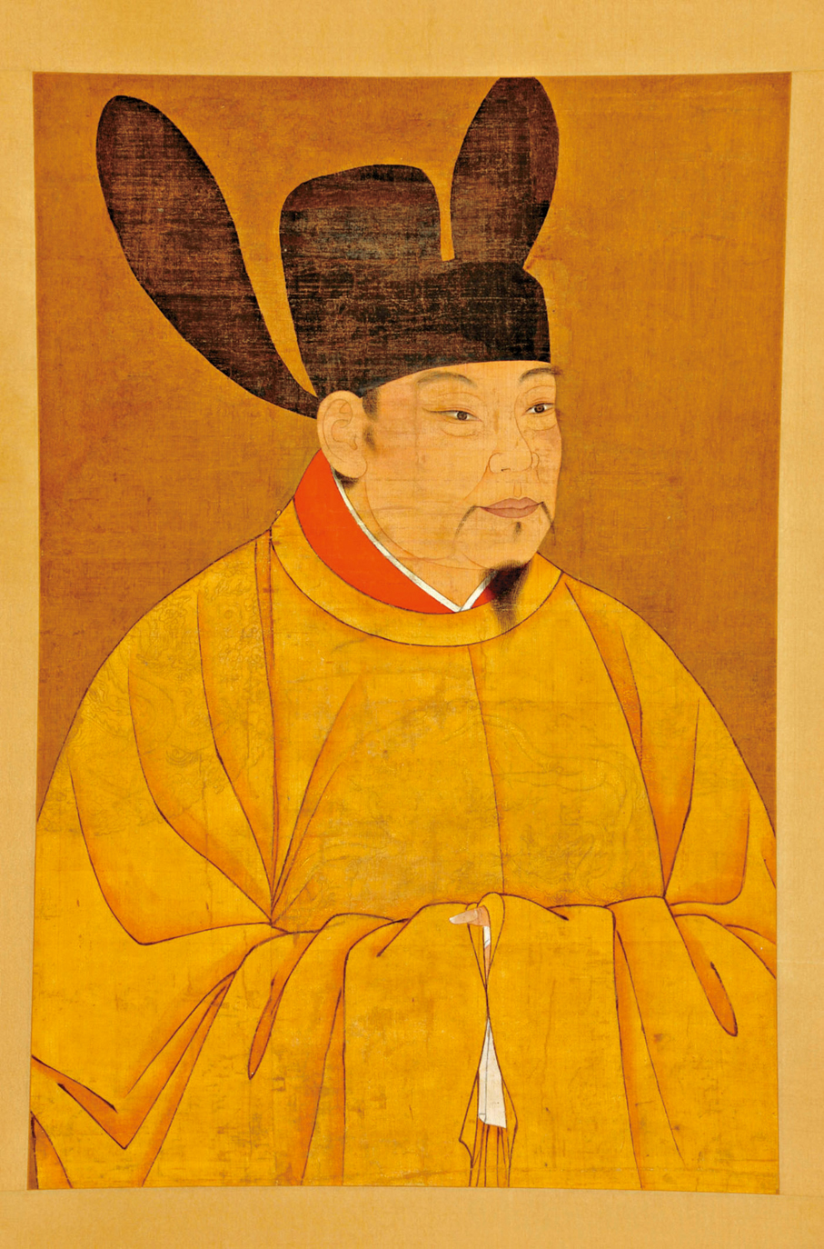 ●吳越武肅王錢鏐像軸（明），浙江省博物館藏