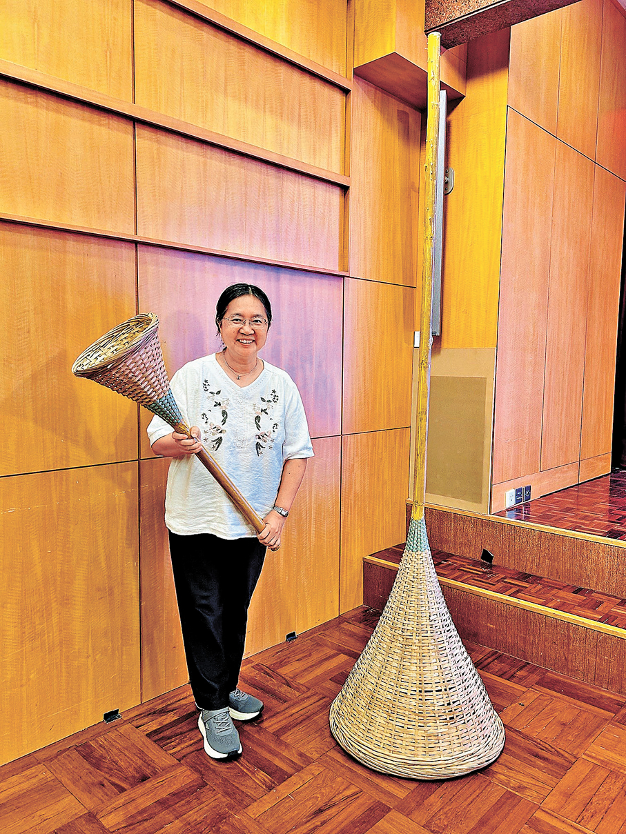 ●用以搶孤競賽的工具「孤承」。 作者供圖