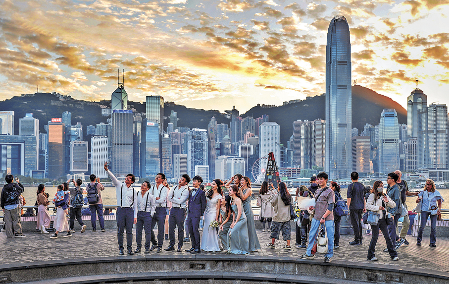 ●香港長期居於亞洲最國際化城市第一名，有分析建議香港加快將國際化轉為實際競爭力。 資料圖片