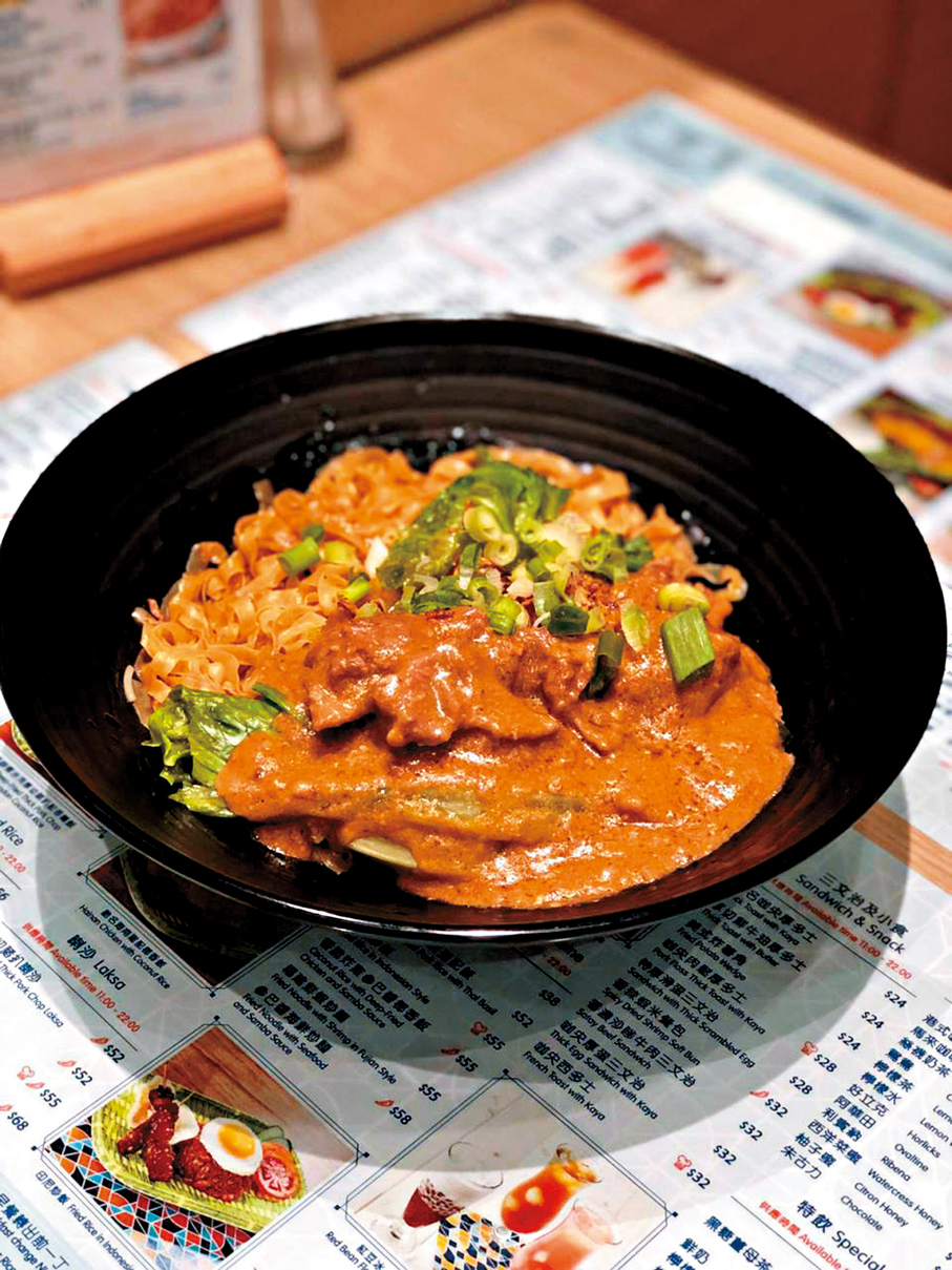 ●沙茶醬牛肉拌麵。資料圖片