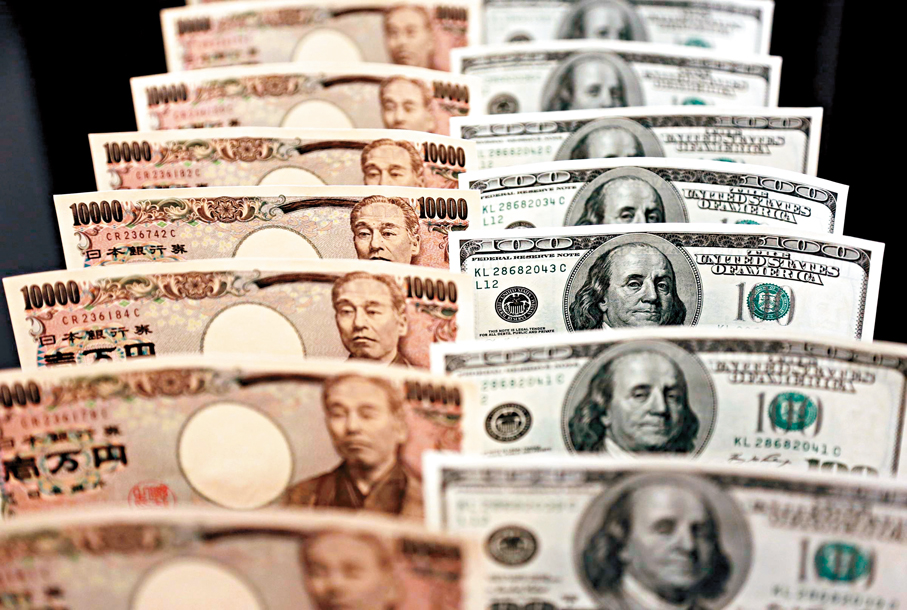 ●對於日圓持續升值，有分析認為，背後是國際貨幣市場正進入政策分化階段。 資料圖片