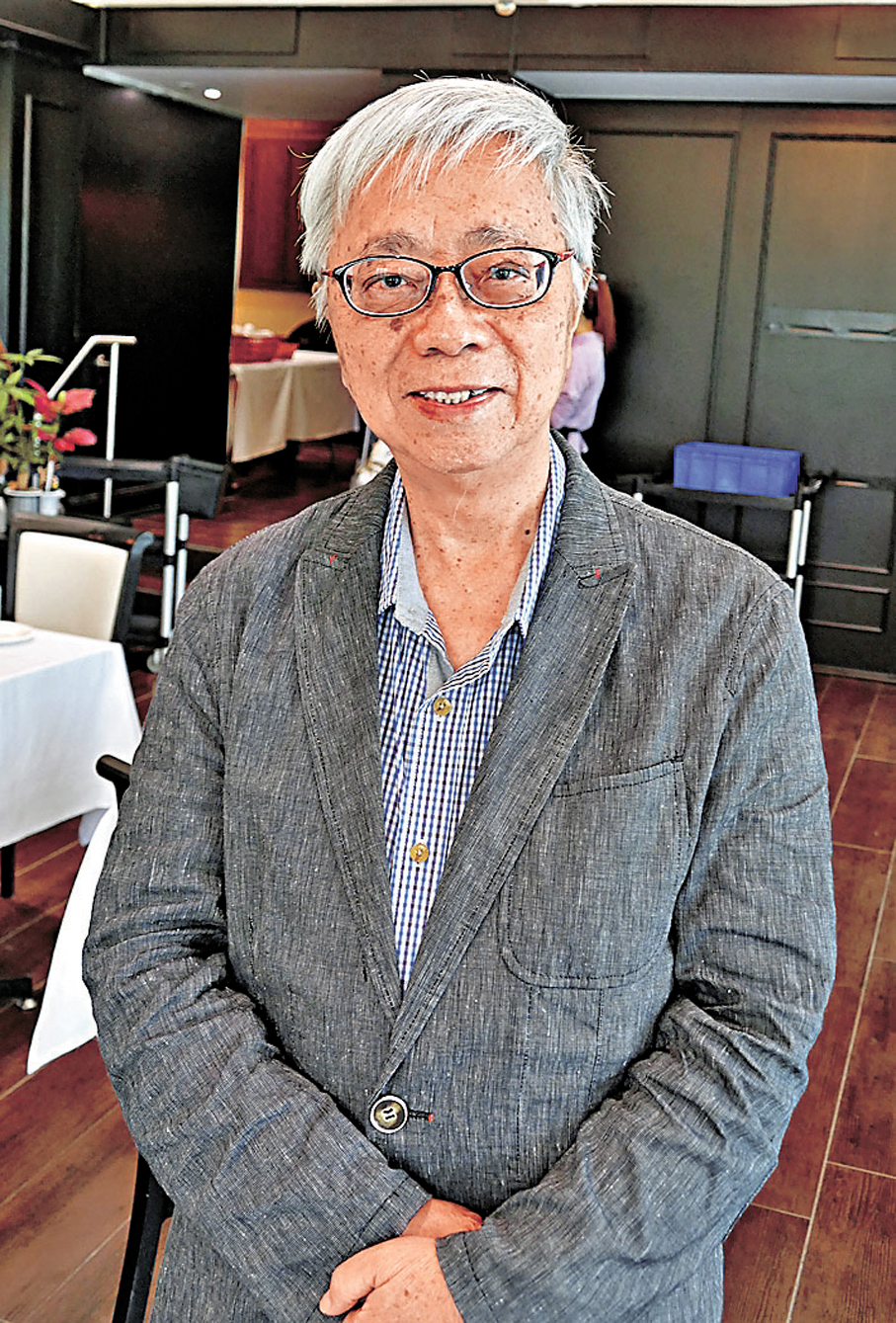 ●《廣陵散》編劇胡國賢。岑美華  攝