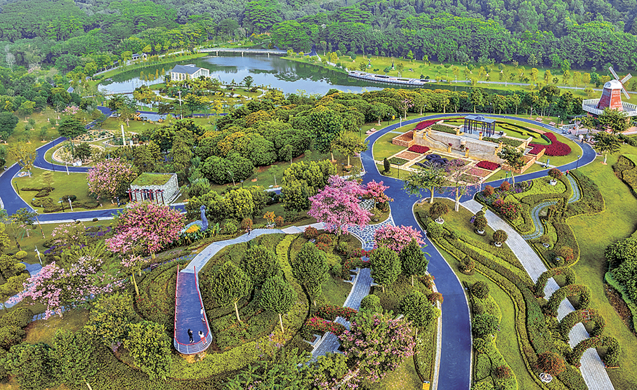 ●東莞植物園是大灣區頗具代表性的城市綜合性植物園。