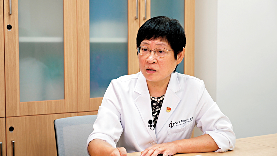 ●王子蓮表示，要加強生殖醫學服務，除了技術保障，配套政策亦是關鍵。 港台供圖