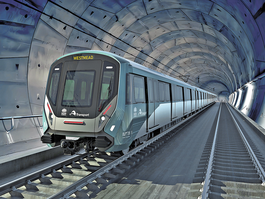 ●港鐵今年初與中國中車附屬公司組成聯營公司，負責提供悉尼地鐵西線項目新一代地鐵列車及相關系統。 資料圖片