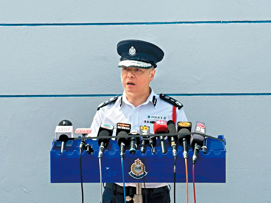●警務處處長周一鳴。警方圖片
