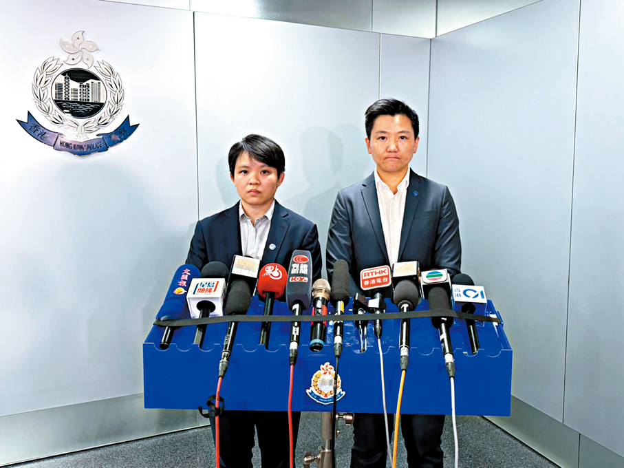 ●警方表示，截至昨日下午5時已接獲1,209人報案，涉款共約2,500萬元。香港文匯報記者孫嘉蔚  攝