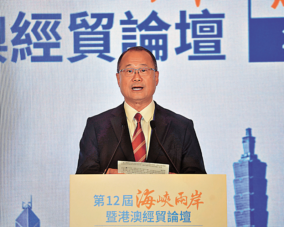 ●蔡冠深。香港文匯報記者郭木又  攝