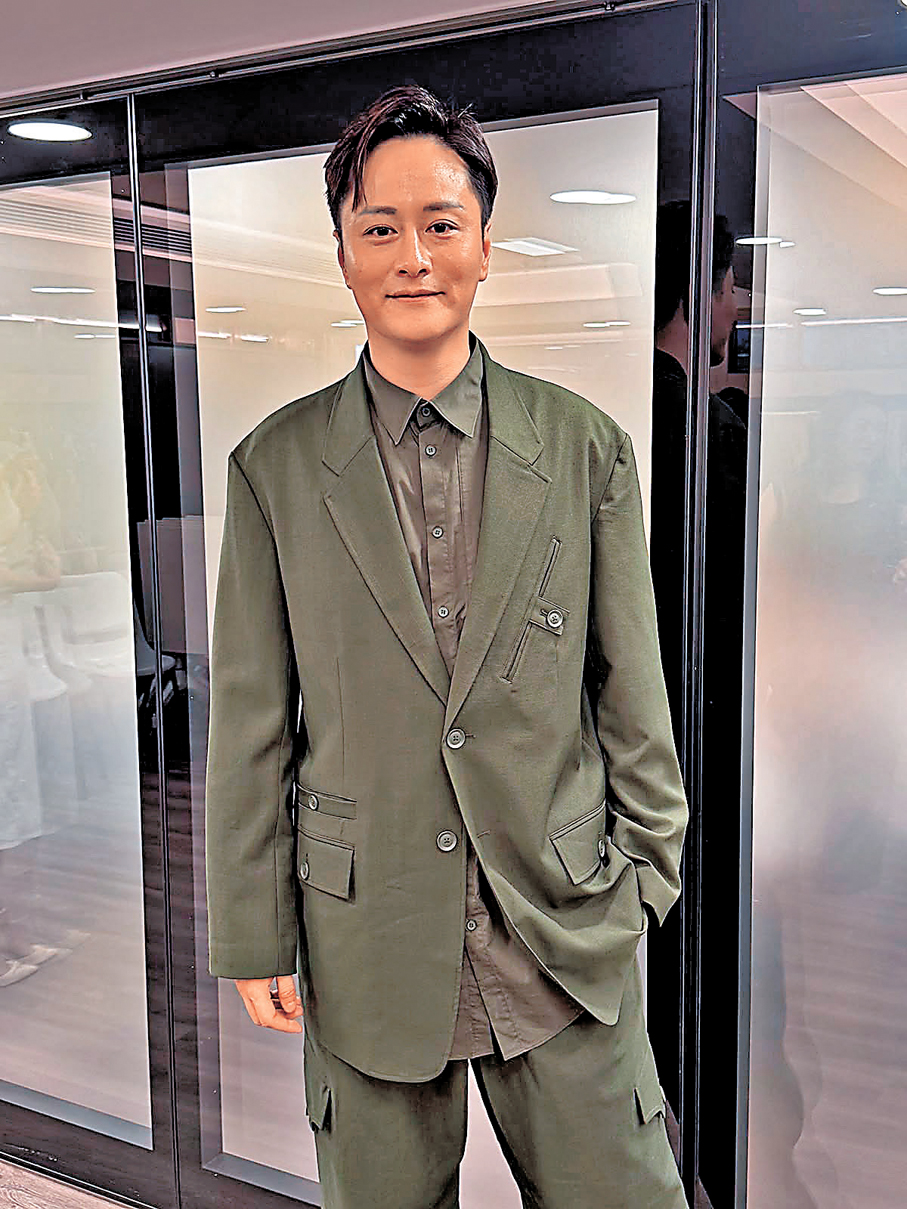 ●謝東閔近來與陳庭欣多接觸，都是因為工作。   香港文匯報記者李慶全 攝