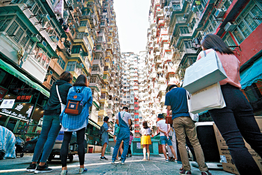 ●香港可發展成為熱門打卡點的地方遠不只「怪獸大廈」一處。 中新社