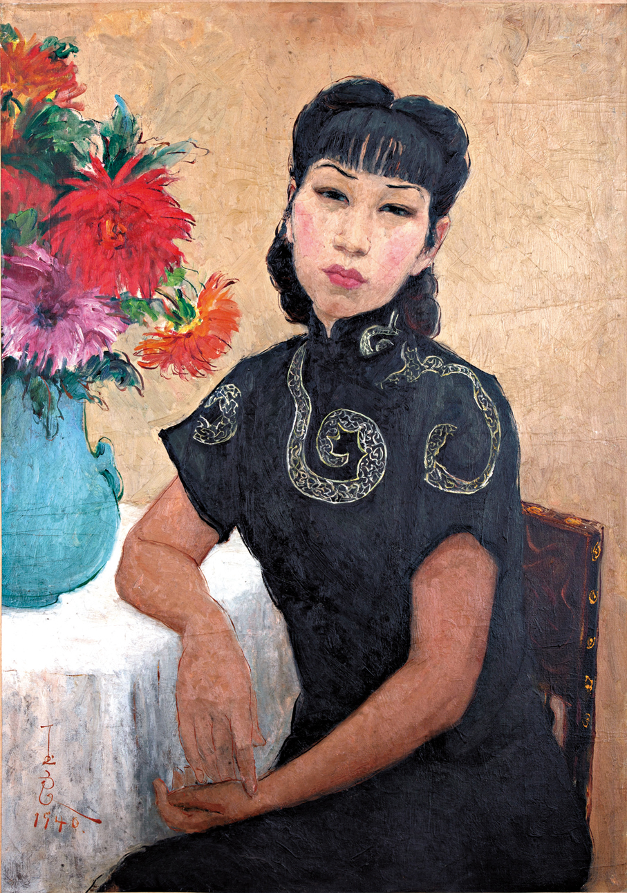 ●潘玉良  《自畫像》（1940）   安徽博物院供圖