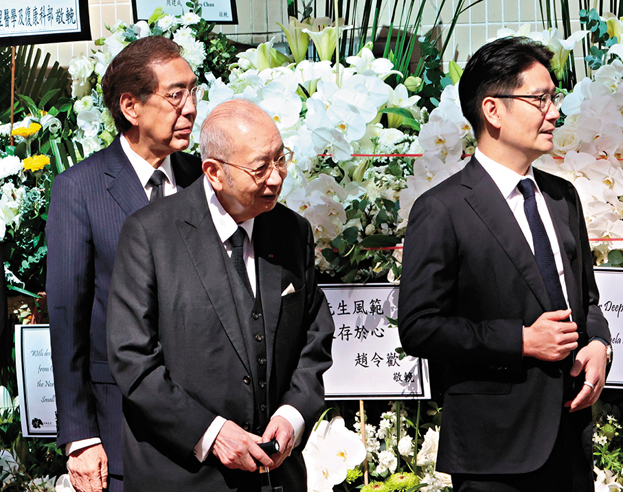 ●李國章、李國寶。香港文匯報記者萬霜靈  攝