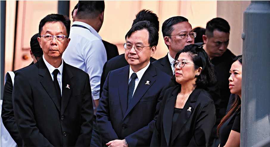 ●查逸超、盧煜明。香港文匯報記者黃艾力  攝