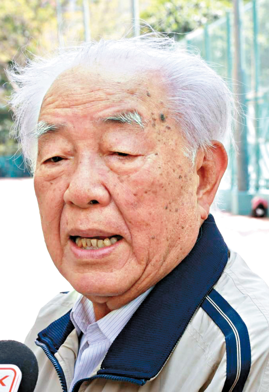 ●林廣兆說，在金融風暴期間，特區政府與中銀及客戶同舟共濟，幫助穩定市場。香港文匯報記者北山彥  攝
