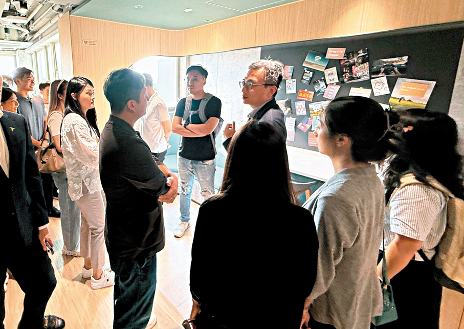 ●香港及深圳青年交流。香港青年聯會供圖