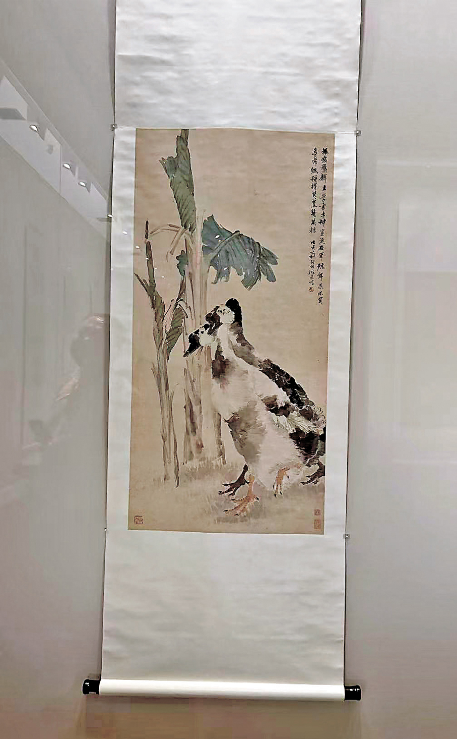 ●任頤《雙鵝圖》