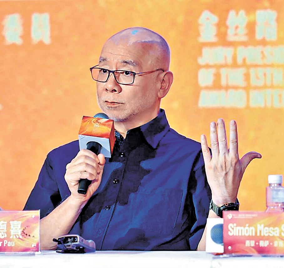 ●鮑德熹擔任本屆「金絲路獎」國際評委會主席。主辦方供圖