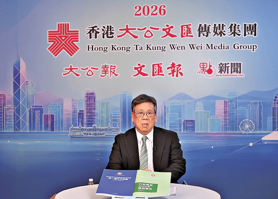 ●丘應樺接受香港文匯報專訪時表示，當局正協調各部門及園區需求，並將推出新政策包。香港文匯報記者曾興偉  攝