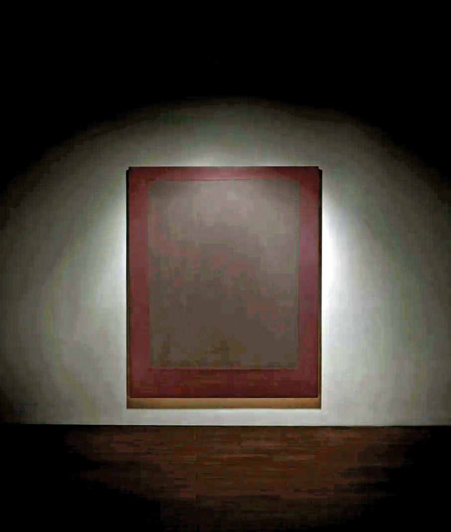 ●馬克·羅斯科（Mark Rothko，1903-1970）《無題（洋李色及深棕色）》。蘇富比供圖