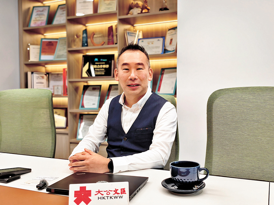 ●依時健聯合創始人、執行董事趙德賢 香港文匯報記者胡永愛 攝