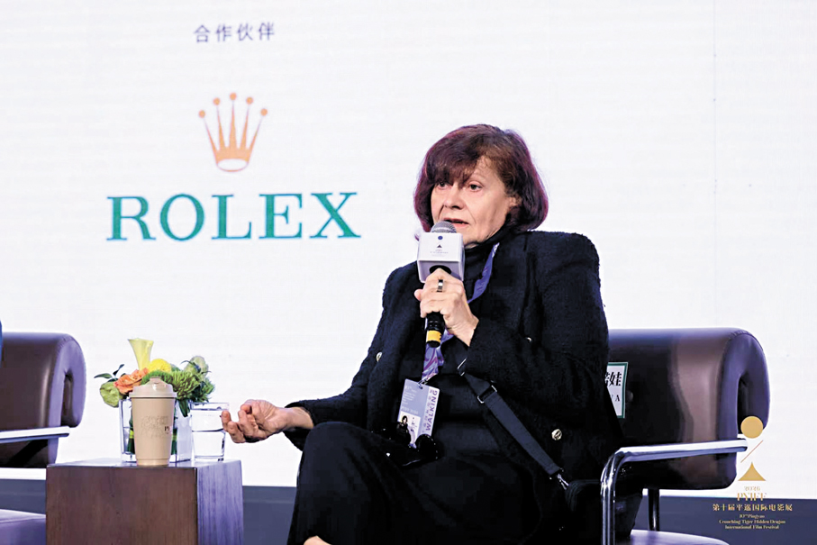●迪娜·尤爾丹諾娃近年多次到訪中國。平遙國際影展組委會供圖
