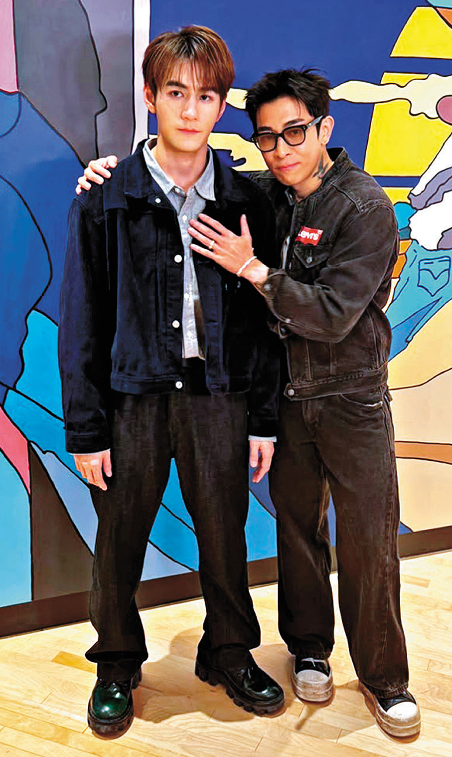 ●程浚彥（右）與魏浚笙經常開玩笑。  香港文匯報記者李慶全 攝