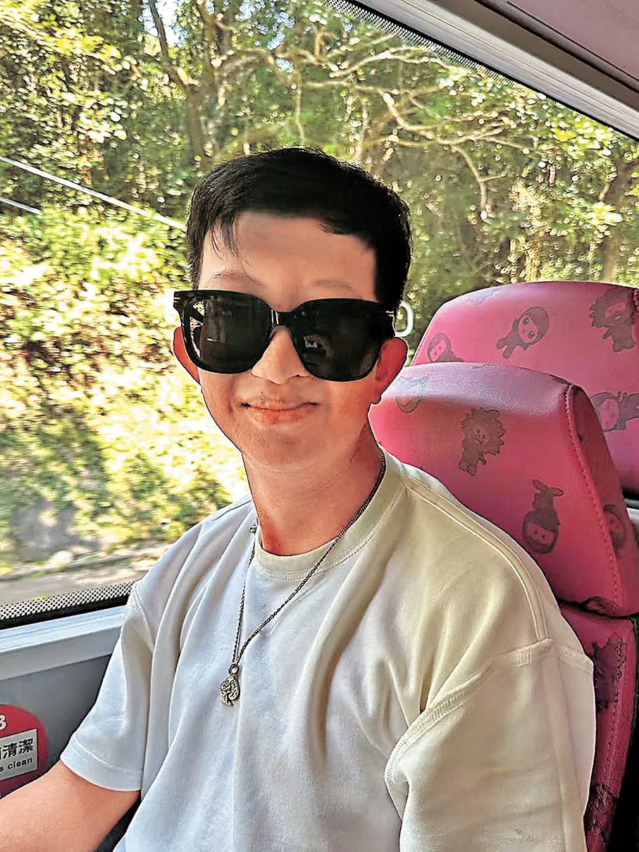 ●長沙旅客李先生。香港文匯報記者李千尋  攝