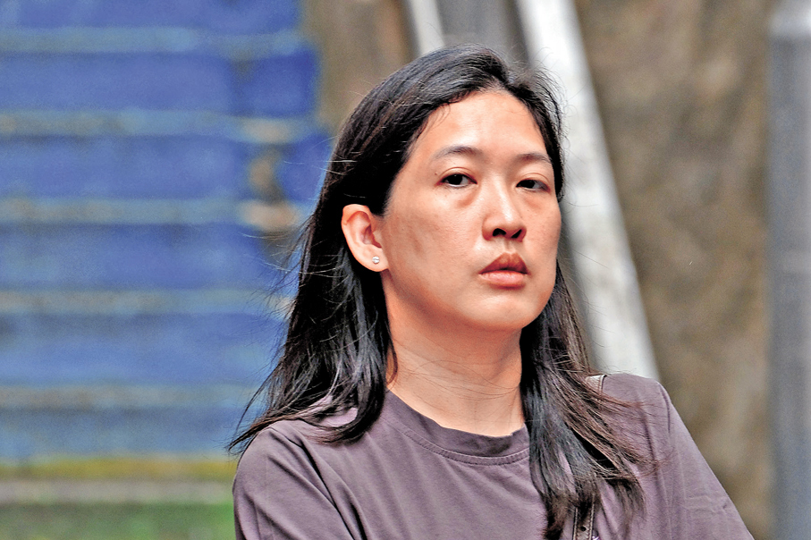 ●居民陳太太。香港文匯報記者涂穴  攝