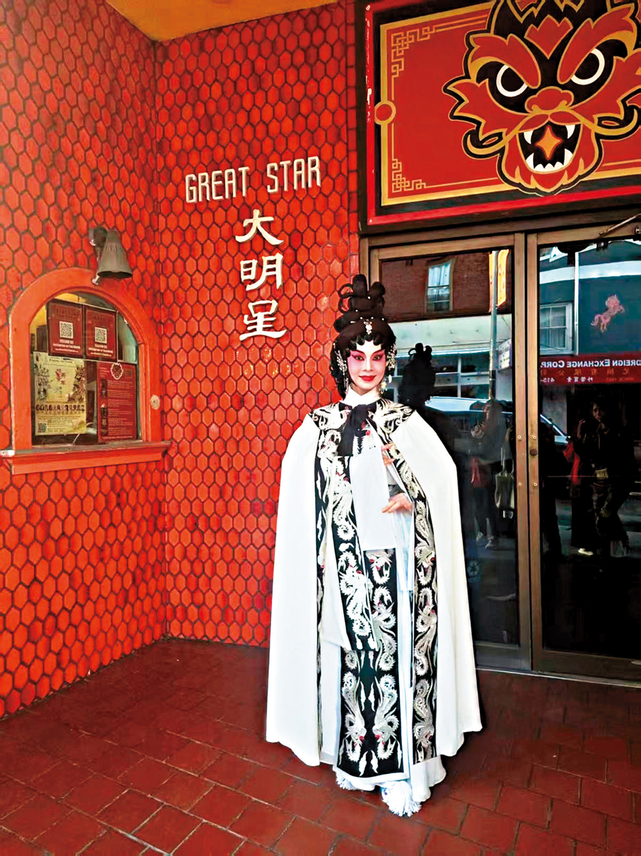 ●林穎施剛從美國登台回港即投入演出。 林穎施供圖