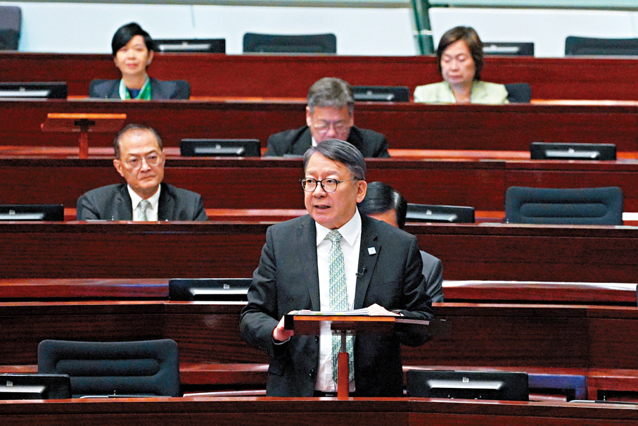 ●陳國基。香港文匯報記者曾興偉  攝