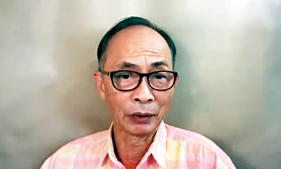 ●王岸然（本名黃覺岸）。片段截圖