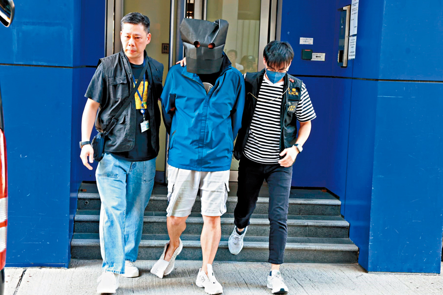 ●賣淫集團的泰國籍主腦被拘捕。 香港文匯報記者劉友光  攝
